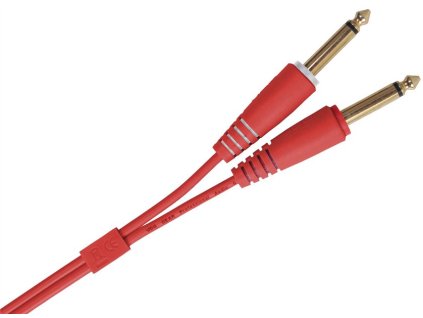 UDG Ultimate Audio Cable Set 1/4'' Jack - 1/4'' Jack Red Straight 1,5m