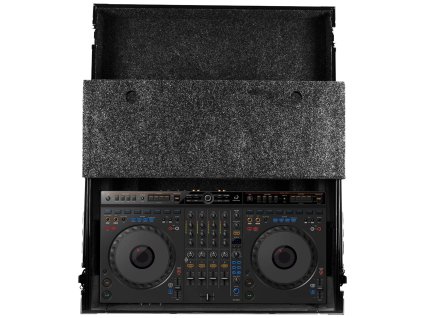 UDG Ultimate Flight Case AlphaTheta DDJ-GRV6 Black Plus (Laptop Shelf)