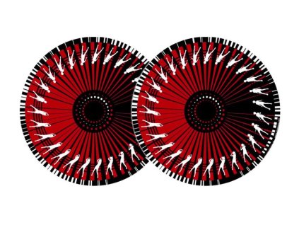 Zomo Slipmats Dance Red