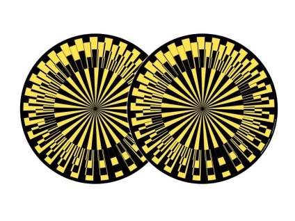 Zomo Slipmats Scope Yellow