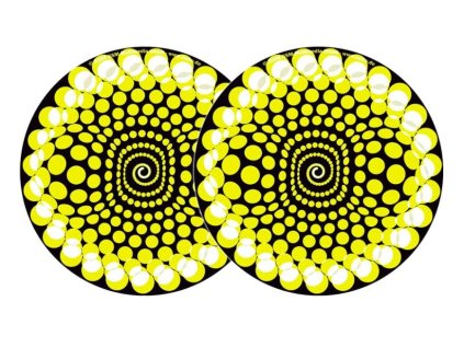 Zomo Slipmats Balls Yellow