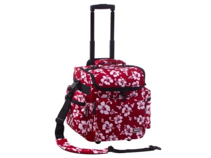 Zomo DJ-Trolley Flower Ltd. Red