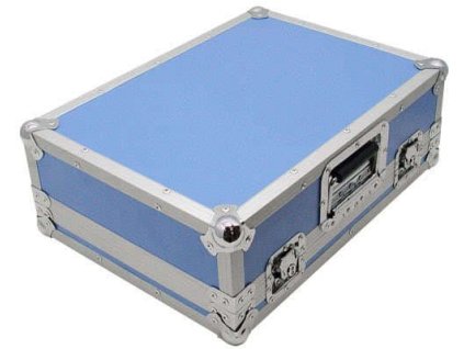 Zomo PC-200/2 Flightcase 2x Pioneer CDJ-200 Blue