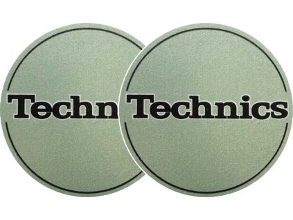 Zomo 2x Slipmats Technics Logo Metallic Green