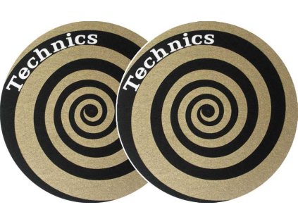 Zomo 2x Slipmats Technics Spiral Gold