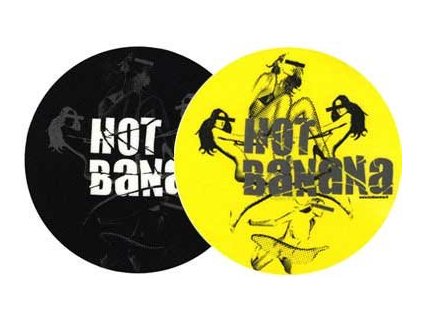 Zomo 2x Slipmats Hot Banana