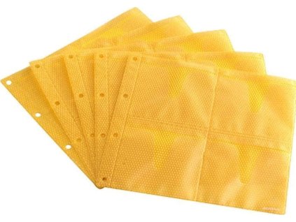 Zomo CD Sleeves Premium 10 x 8 CDs - žluté