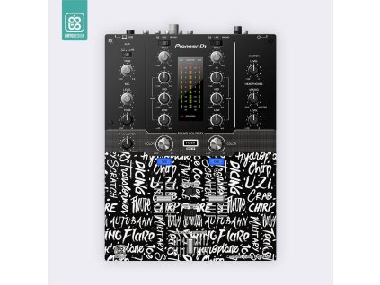 Doto Design Skin DJM-S3 SCRATCH STYLE Black