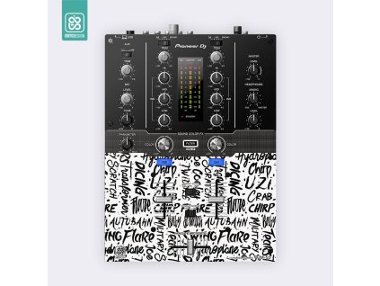 Doto Design Skin DJM-S3 SCRATCH STYLE White