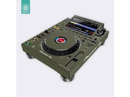 Doto Design Skin CDJ-3000 FULL COLORS Army Green