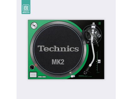 Doto Design Skin SL-1200 / 1210 MK2 COLORS DVS Green