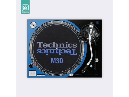 Doto Design Skin SL-1200 / 1210 M3D COLORS DVS Blue