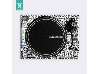 Doto Design Skin RP-8000 MK2 SCRATCH STYLE White