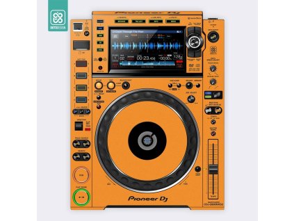 Doto Design Skin CDJ-2000 NXS2 FULL COLORS Sunset Orange