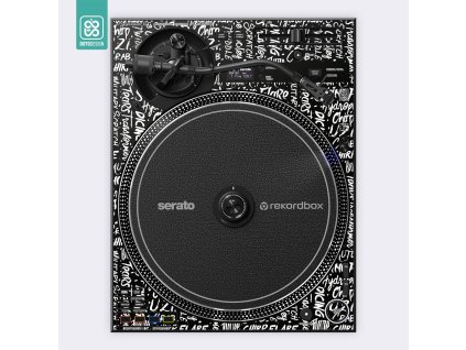 Doto Design Skin PLX-CRSS12 SCRATCH STYLE Black