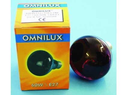 Omnilux 230V/60W E27, růžová