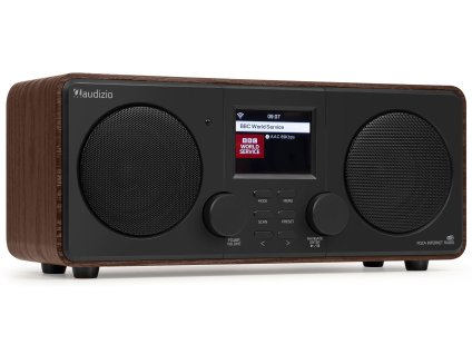 Audizio Foza Wi-Fi internet radio s DAB+, wood