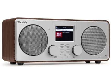 Audizio Foza Wi-Fi internet radio s DAB+, silver