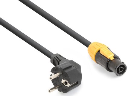 Power Dynamics CX14-1B Powerconnector Tr IP65 - kabel Schuko 1,5 m BULK