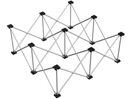 Power Dynamics Riser Deck750 Aluminium 100x100cm Legs 40cm