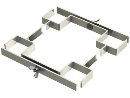 Power Dynamics 750LTL4R Stage Leg to Leg Clamp (4 round legs)