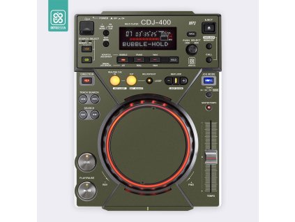 Doto Design Skin CDJ-400 FULL COLORS Army Green