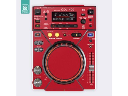 Doto Design Skin CDJ-400 FULL COLORS Aurora Red