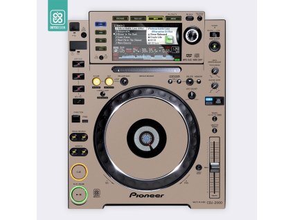 Doto Design Skin CDJ-2000 FULL COLORS Stone Beige