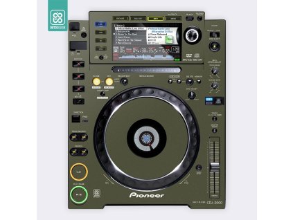 Doto Design Skin CDJ-2000 FULL COLORS Army Green