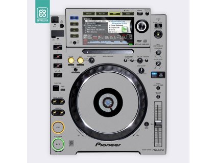 Doto Design Skin CDJ-2000 FULL COLORS Nardo Grey