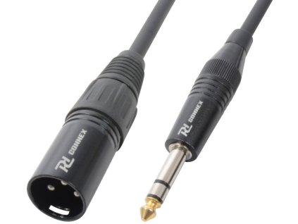 Power Dynamics CX44-12 Kabel XLR samec - 6,3 stereo 12 m