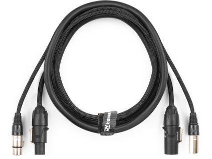 Power Dynamics CX13-2 Kombinovaný kabel Powercon/DMX, 2m