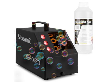 BeamZ B300LED Set výrobníku bublin s náplní 1L