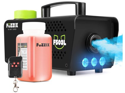 Fuzzix F503L Set výrobníku mlhy s LED podsvícením s náplní 250ml