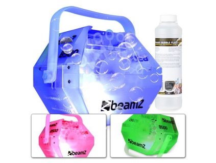 BeamZ Bublinkový výrobník B500LED + 250 ml bublinkového koncentrátu (na 1 litr)