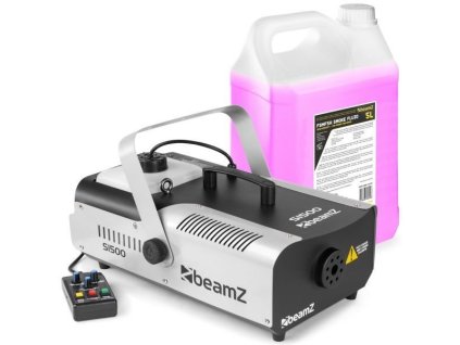 BeamZ S1500 Set výrobníku mlhy 1500W s náplní 5L