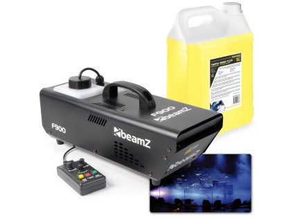 BeamZ F900 Set fazer výrobníku mlhy 900W s náplní 5L