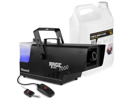 BeamZ RAGE 1000SNOW Set výrobníku sněhu s náplní 5L