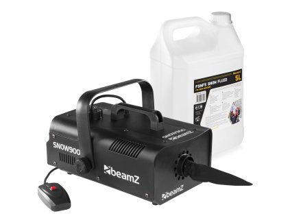 BeamZ SNOW900 Set výrobníku sněhu s náplní 5L