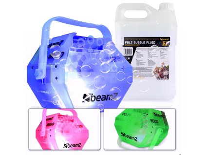 BeamZ B500LED Set výrobníku bublin s náplní 5L
