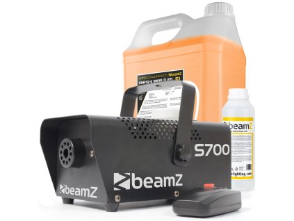 BeamZ S700 Set výrobníku mlhy s čisticí a mlhovou kapalinou