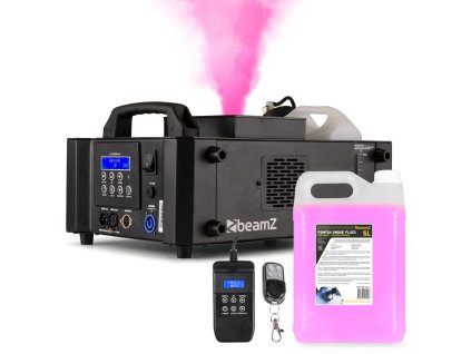 BeamZ BLAZE1200 Set výrobníku mlhy 1200W s náplní 5L