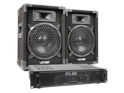 Max Complete 400W Set reproboxů se zesilovačem