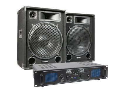 Max Complete 1000W MAX15 Set reproboxů se zesilovačem