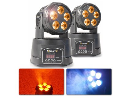 BeamZ Set 2 pohyblivých hlav MHL90 Wash
