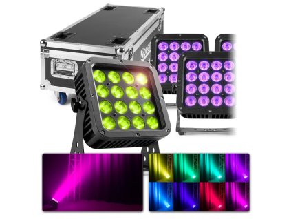 BeamZ StarColor128 Set 8ks v přepravním kufru FL128