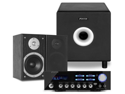 Fenton Hifi stereo souprava 2.1 s Bluetooth a 8" Subwooferem