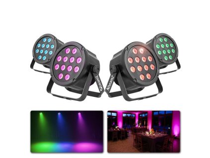 BeamZ SlimPar35 Set 4ks LED PAR reflektorů