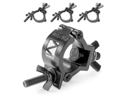 BeamZ BC35B-75 Set 4ks slimline svorek 75kg, černý