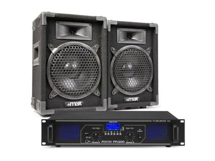 Max MAX8 DJ Set reproboxů se zesilovačem s Bluetooth 800W